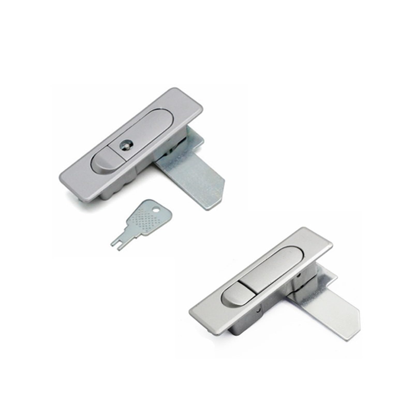 Zinc Alloy Flat Lock Commonly Cabinet Distribution Box Door Industrial Equipment Cabinet Lock 1Pcs(No Lock)