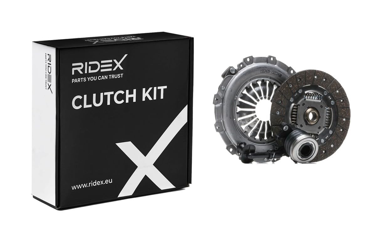 Zestaw sprzęgła RIDEX 479C0417 Kompatybilny z RENAULT Megane 2 sedan LM0/1 CLIO Grandtour KR0/1 MODUS/GRAND MODUS F/JP0 Megane 2 BM0/1, CM0/1 Megane 2 nadwozie pełne/kombi KM