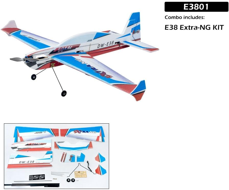 Remote Controlled 3D EPP RC Foam Airplane 1200mm Extra-NG Aircraft Need to Assemble (E3801)