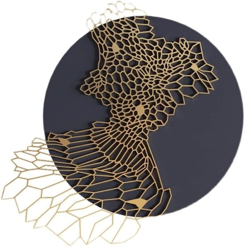 Living Room Model Craft Wall Hanging Products Hotel Background Entrance Soft Decorative Metal