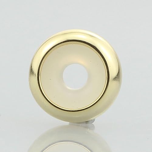 Miniatura 2 de Plata de ley clip tapón encantos Rondelle Spacer Bead para cadena de cable Europea encanto pulseras 2piezas Dorado A