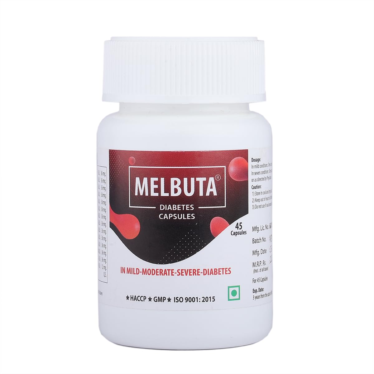 Natural Diabetes Control: Melbuta Capsules (Pack of 3) (B0CQVBGQ1B) Amazon Price History, Amazon Price Tracker