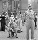 Nyc Penn Station 1942 Nsoldiers Waiting For Their Train At Penn Station In New York City Photograph By Marjory Collins 1942 Poster Print by (18 x 24)