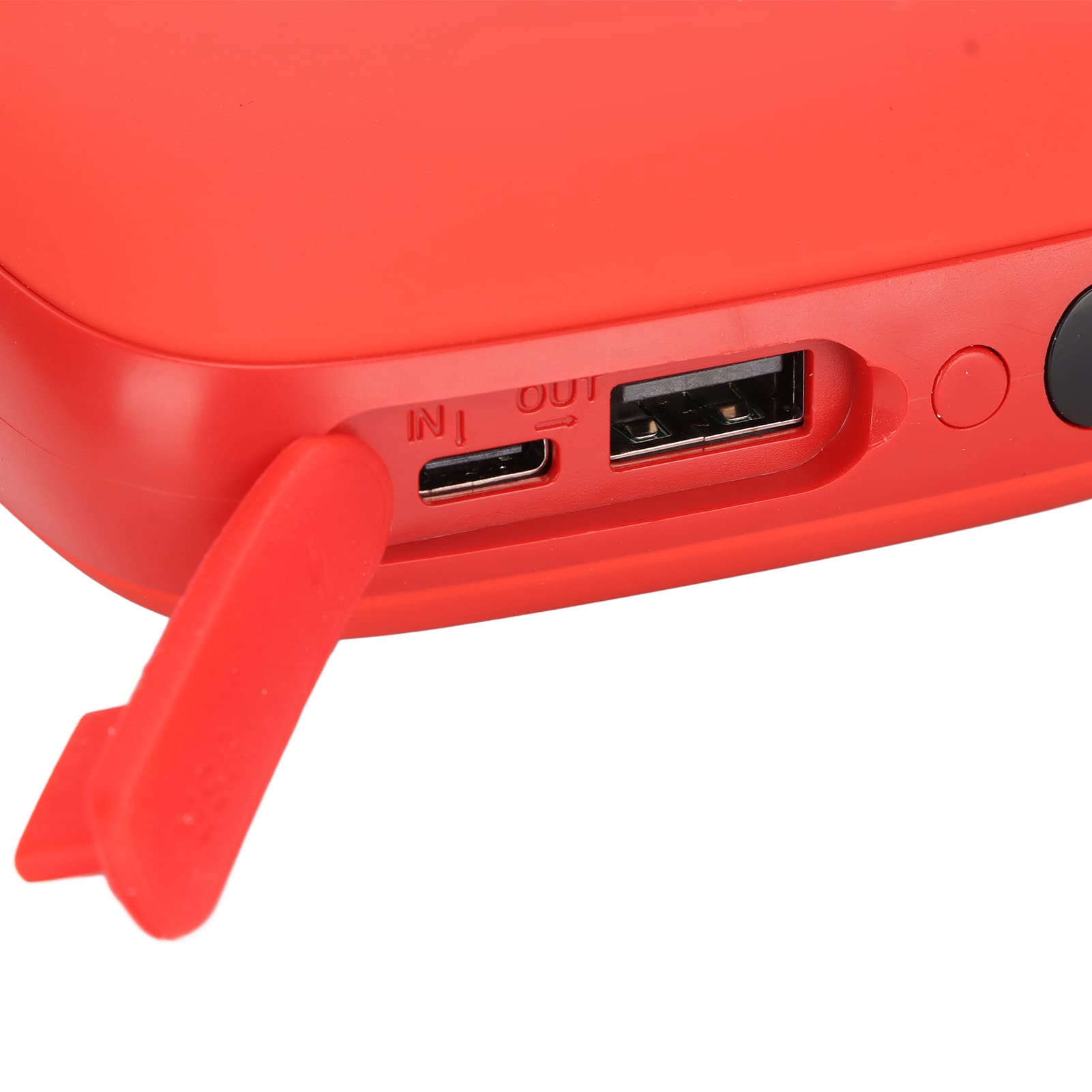 Przenośny ogrzewacz do rąk Torebka 2 w 1 Ogrzewacz do rąk USB Akumulatorowy ogrzewacz do rąk Akumulator Power Bank 10000 mAh(Red)