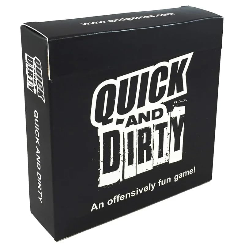 Quick And Dirty Card Game An Offensively Fun Party Game Funny Social Comedy Game