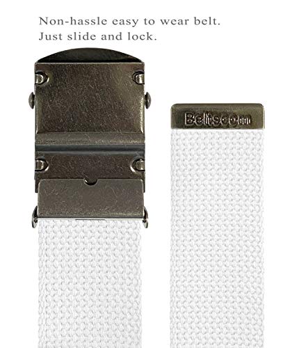 ALC-1-5 Military Belt Canvas Belt Web Belt Non Leather Belt One Size fits all, 1-1/2" Wide3