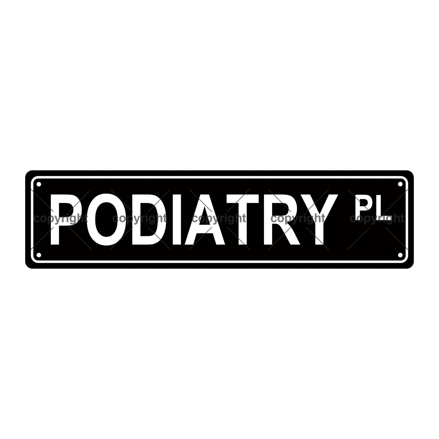 Podiatry PL TIME Metal Tin Street Sign Bar Cafe Garage Cave Home Room Wall Bathroom Farmhouse Garden Porch Patio Decor,4x16 Inch