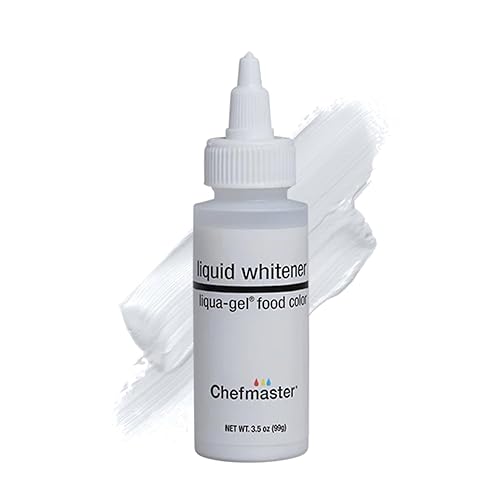 Miniatura 1 de Chefmaster Liqua-Gel Blanqueador para Colorantes Alimentarios 3.49 oz, Blanco Brillante
