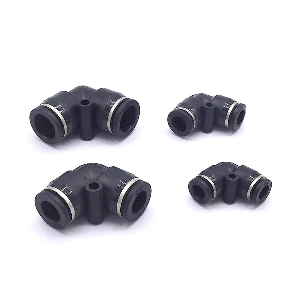 ezqnirk 1PCS Pneumatic Quick Coupling Plastic Quick Coupling Trachea Hose Compressor Connector,PV-1/4