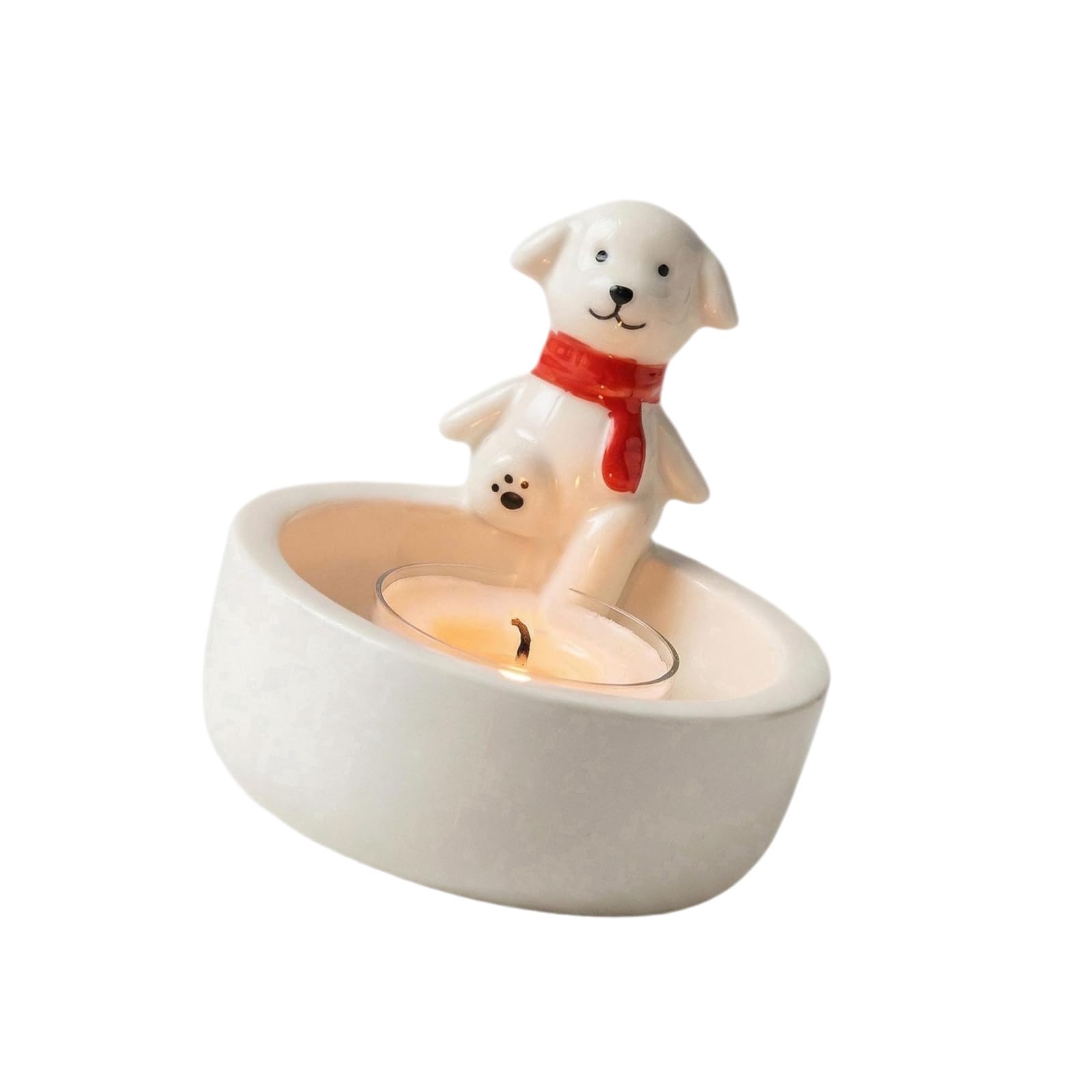 Dogs Holders Candlestick Puppy Tealight Holders Table Ornament Resin Candlesticks Home Decors Dogs Tealight