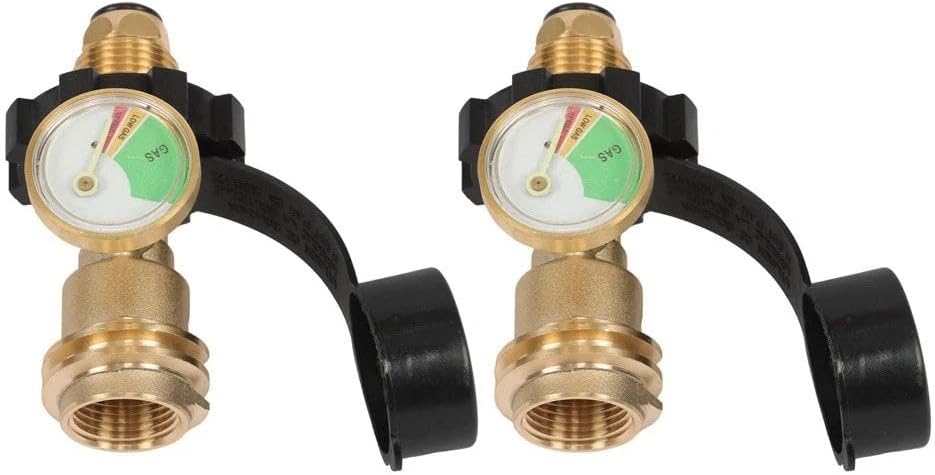 for 2/6 Pack POL Propane Adapter to QCC1, Camper BBQ, 100lb - Pack of: 2