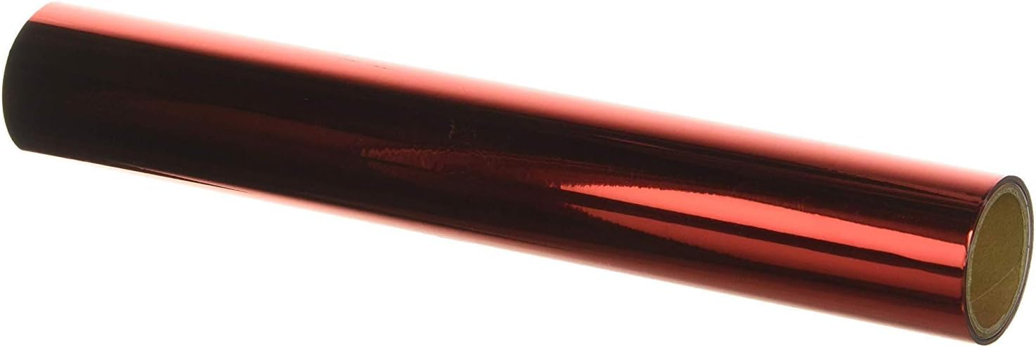 Cricut 2003648 Adhesive Metallic Foil 12"X48"-Red, 12" x 48" (Pack of 2)