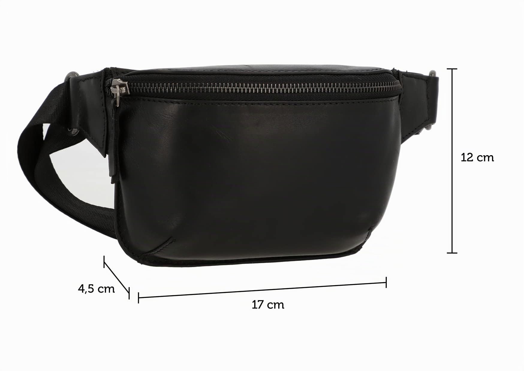Gusti Norell Riñonera de Piel - Riñonera de Piel, Negro