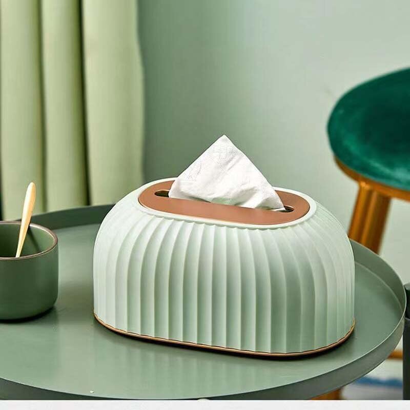 Cazuela Desk Tissue Box with Spring Pop-up Paper Towel Dispenser Tissue Holder Countertops Bathroom Toilet Tissue Napkin Storage Home Kitchen Facial Tissue Box for Bedroom Car Office (Multi Color) 3