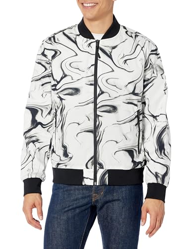 Image of DKNY Men's Clean Zip Front Bomber Jacket