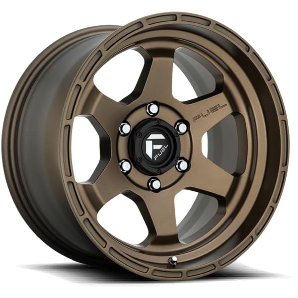 Amazon.com: 17x9 Fuel D666 SHOK MATTE BRONZE Wheel 6x5.5 (-12mm