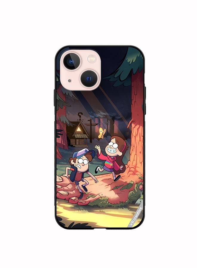 VR Creative Protective Case Cover For Apple Iphone 13 Gravity Falls Design Multicolour