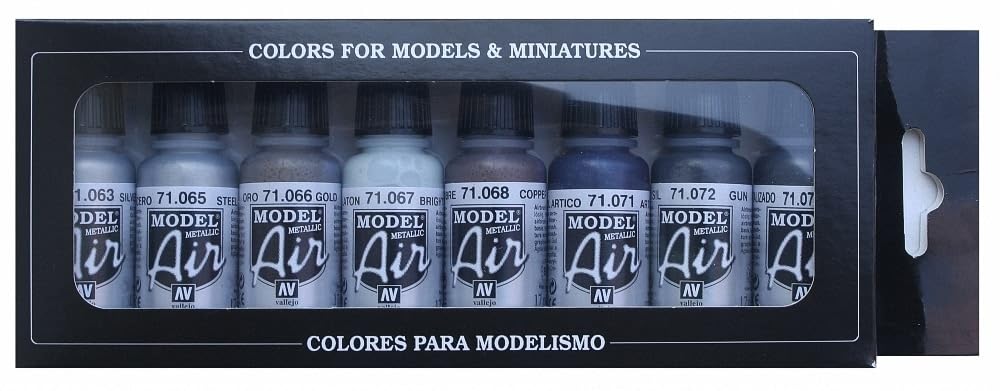 Model Air Acrylic Paint, Matte Finish, 18 ml for Airbrush, Ideal for Modeling and Miniatures, Versatile Color Range