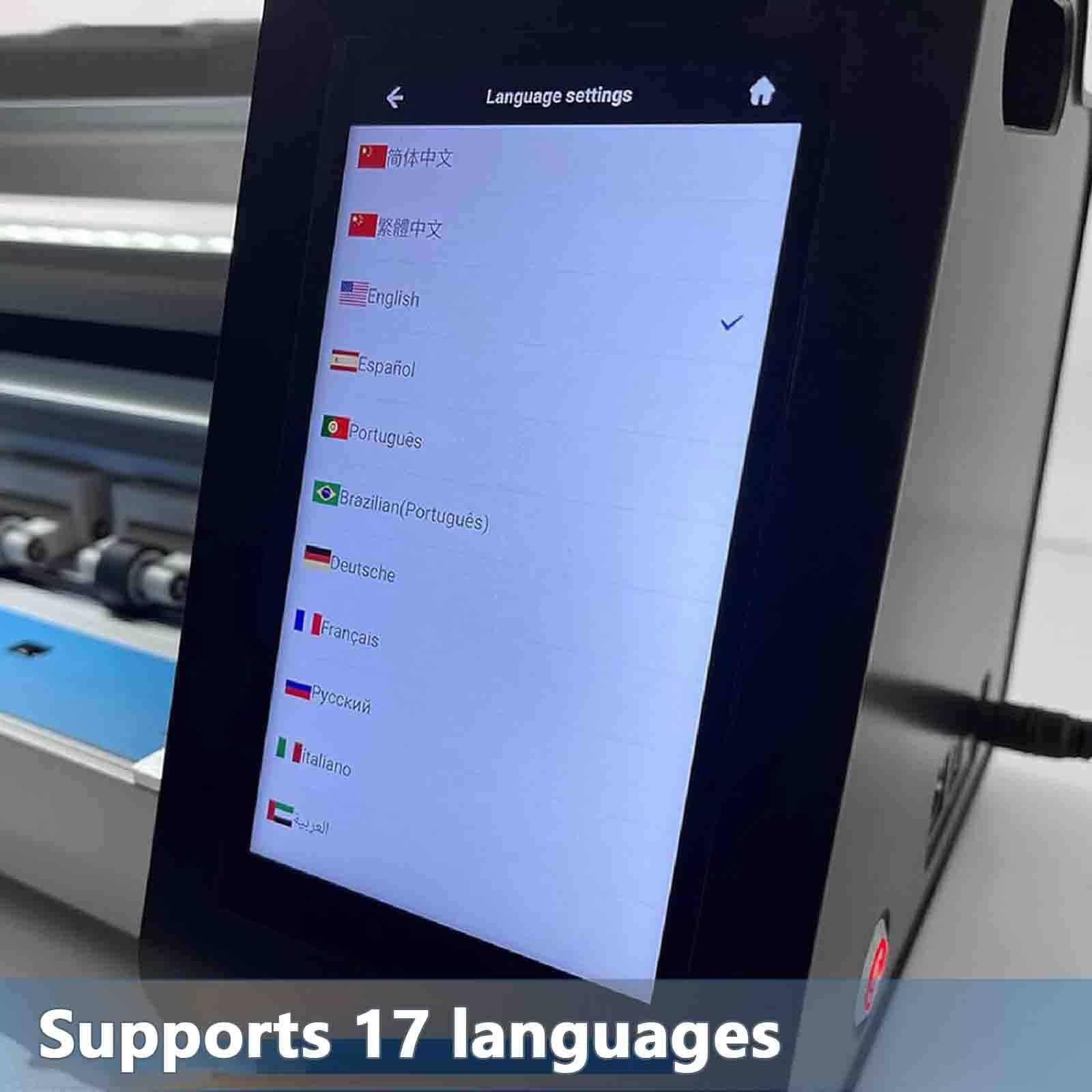 Macchina da taglio intelligente per pellicole protettive in idrogel, macchina da taglio per pellicole protettive per schermi di telefoni cellulari, funzione fai da te, supporta membrane da 16"