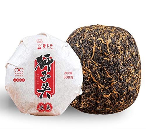 China Dianhong té té negro rojo té cabeza de león de oro 500g (1.1LB) oro oro melón tuo Cha Pu-erh té puerh té té rojo…