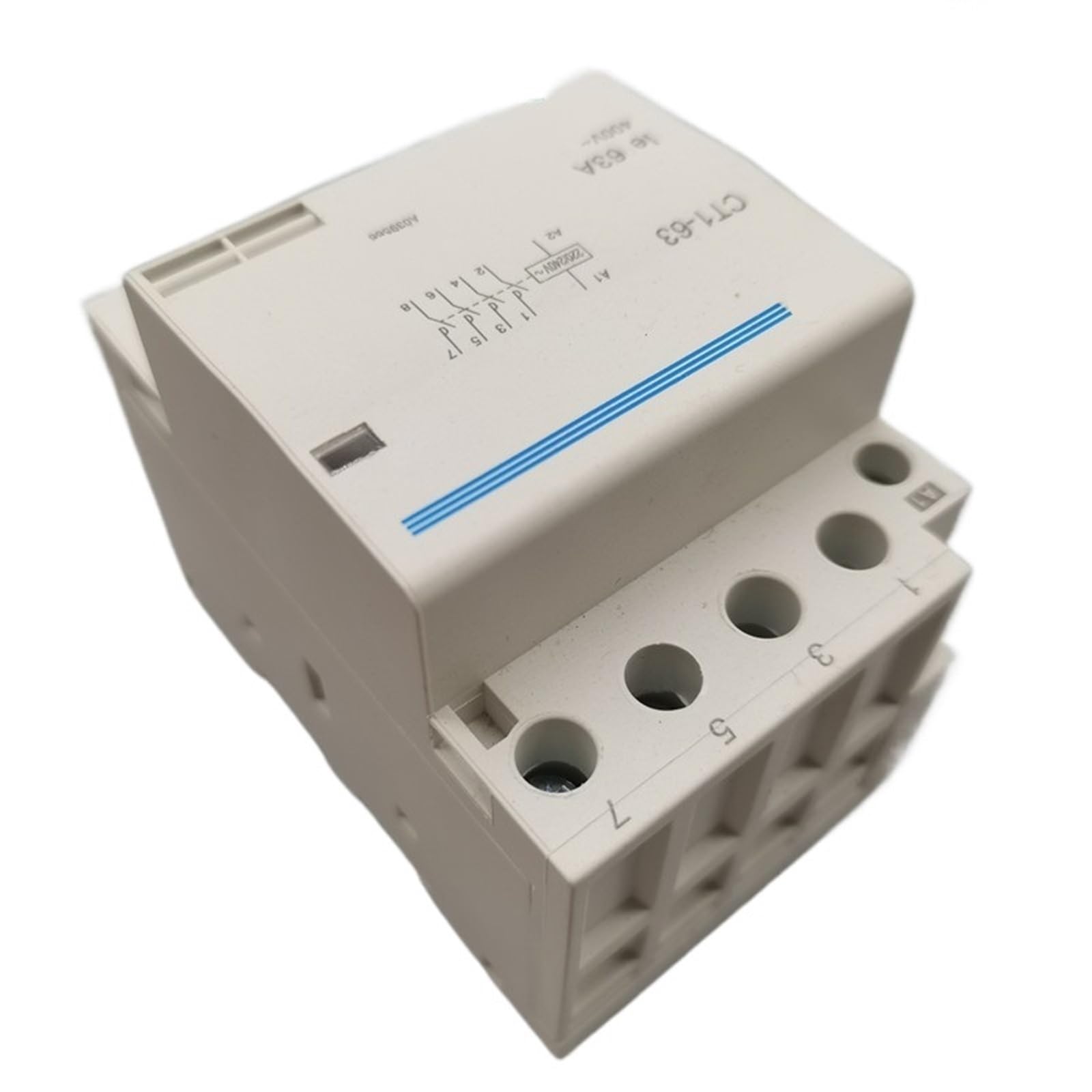 Contacteur modulaire 40A automatise la gestion d'énergie rail din 4P