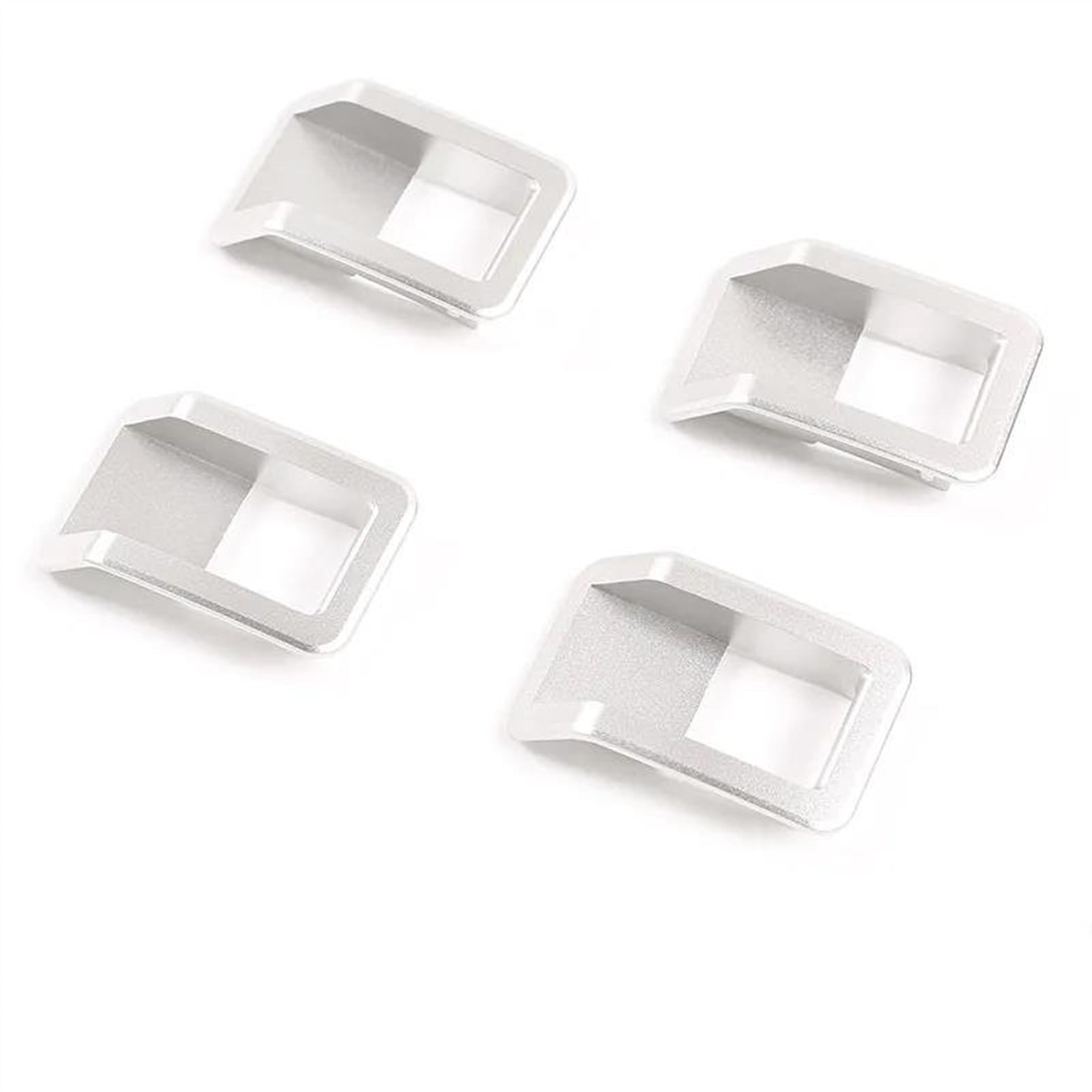 Hlwxmdz For 110 130 For Land Rover For Defender 90 110 130 2004-2019 Car Internal Door Latch Outside Frame Handle Decoration Cover (For 110 130)