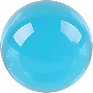 Acrylic Clear Blue Sphere Solid Durable Spheres Visually Appealing Transparent Balls Diameter 20-100MM Could be Used as Light Decoration,Diameter 80mm