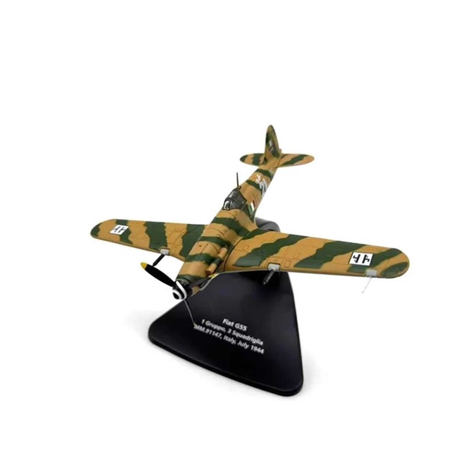 Pressofuso in Metallo per Aerei pressofusi in Scala 1:72 per Fiat G55 Fighter Lega di Aeroplano Modello Prodotto Collezione di Giocattoli Ornamento statico per Raccolta ed Esposizione