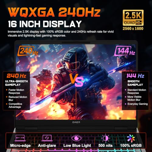 Image of HP Omen MAX 16 5070 & AMD Ryzen AI 7 350 Gaming Laptop, 32GB DDR5 + 2TB SSD