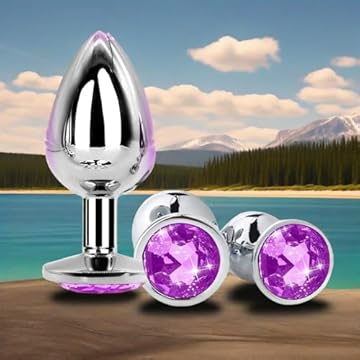 Generico B1A- Prodotti Universali in Acciaio Inox in 3 Misure (Viola) per Uomini e Donne