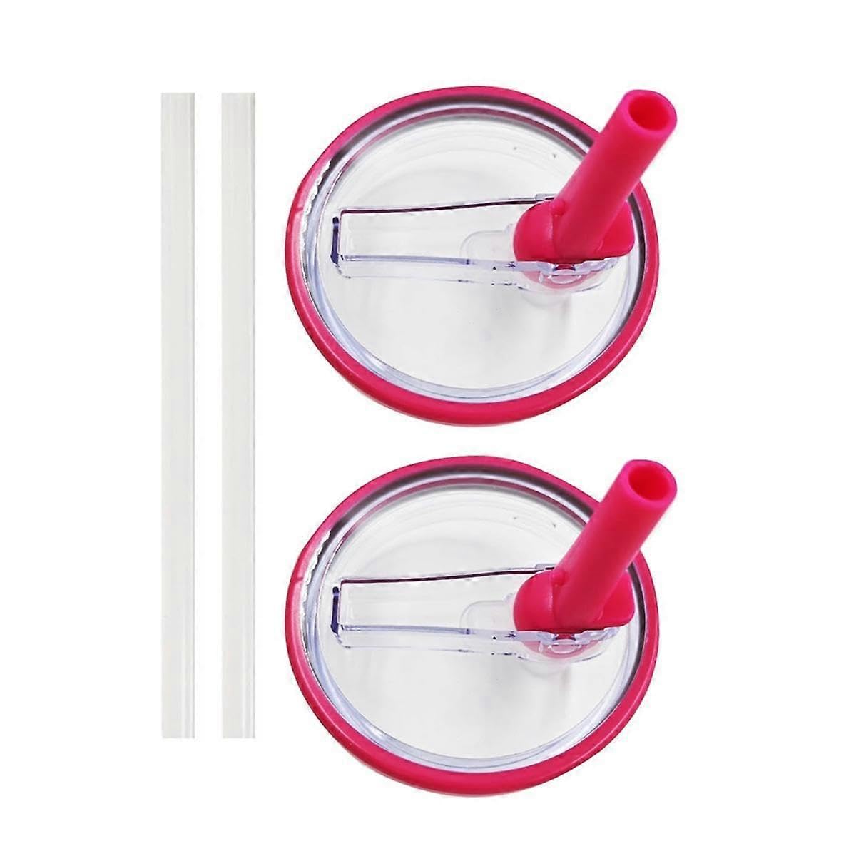JOYHAPPST 40oz Replaceble Tumbler Flip Straw Lid for Quencher Straw Lid Replacement Fit for HydroJug Traveler Part A
