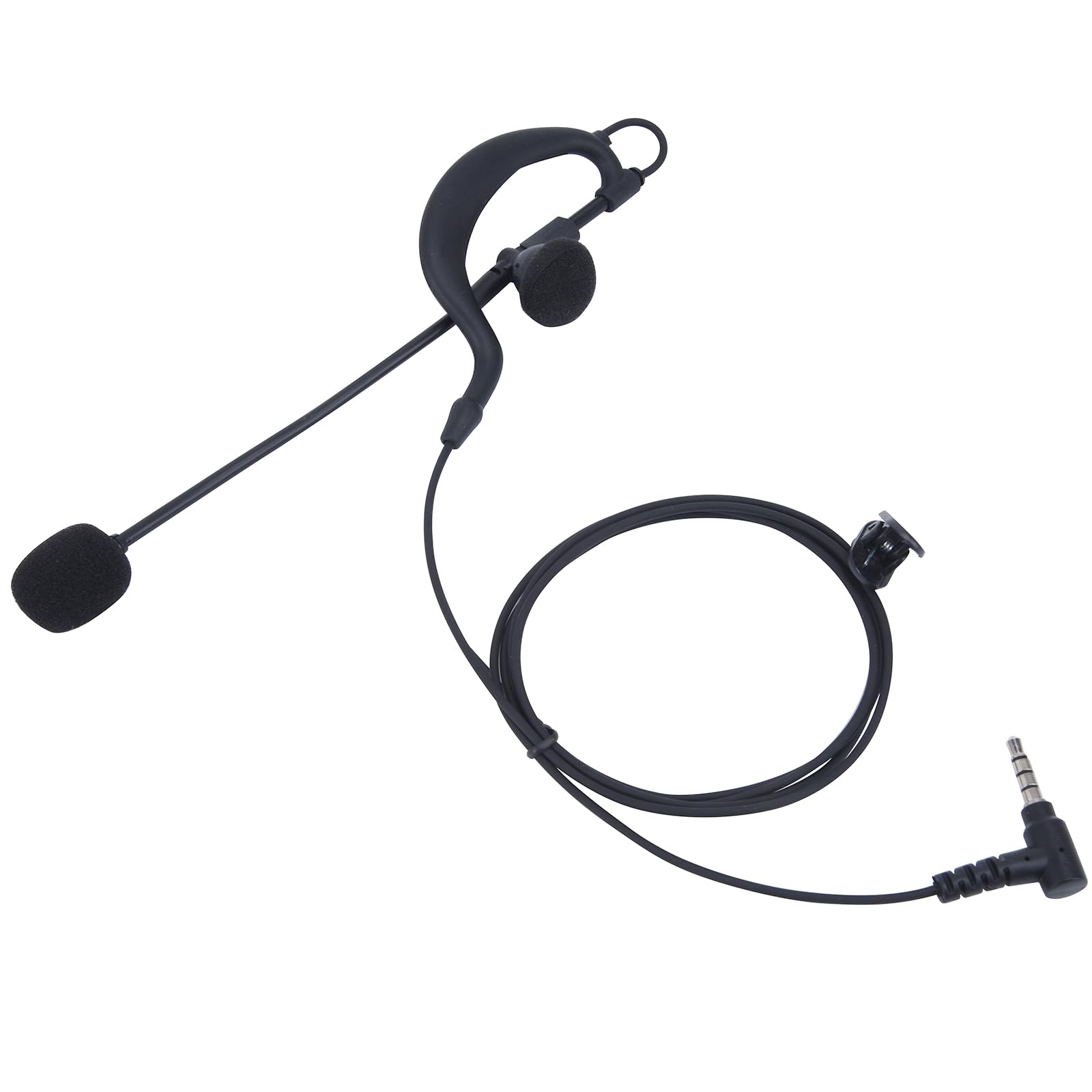 Auriculares profesionales de árbitro con gancho para la oreja, comunicación bidireccional dúplex completa para fútbol, fútbol, entrenador, juez, arbitraje, compatible con sistemas Ejeas V6, V4