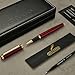 BEILUNER Luxury Rollerball Pen,24K Gold Trim,Noble and Elegant Designs,Schneider Ink Refill, Best Roller Ball Pen Gift Set for Men & Women, Professional, Executive Office, Nice Pens