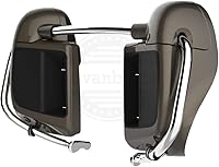 Vista 5 de Moto Onfire River Rock Gray (brillante) carenados inferiores aptos para H-D Touring Street Road King Glide FLTR 2014-2023, kits de calentadores