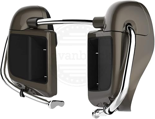 Miniatura 5 de Moto Onfire River Rock Gray (brillante) carenados inferiores aptos para H-D Touring Street Road King Glide FLTR 2014-2023, kits de calentadores de