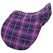 ER Centaur Fleece Saddle Cover - Size:One Size Color:Orchid Plaid