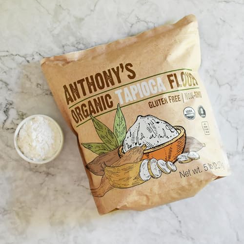 Anthony's Organic Tapioca Flour Starch, 5lbs, Gluten Free & Non GMO - Thumbnail 6