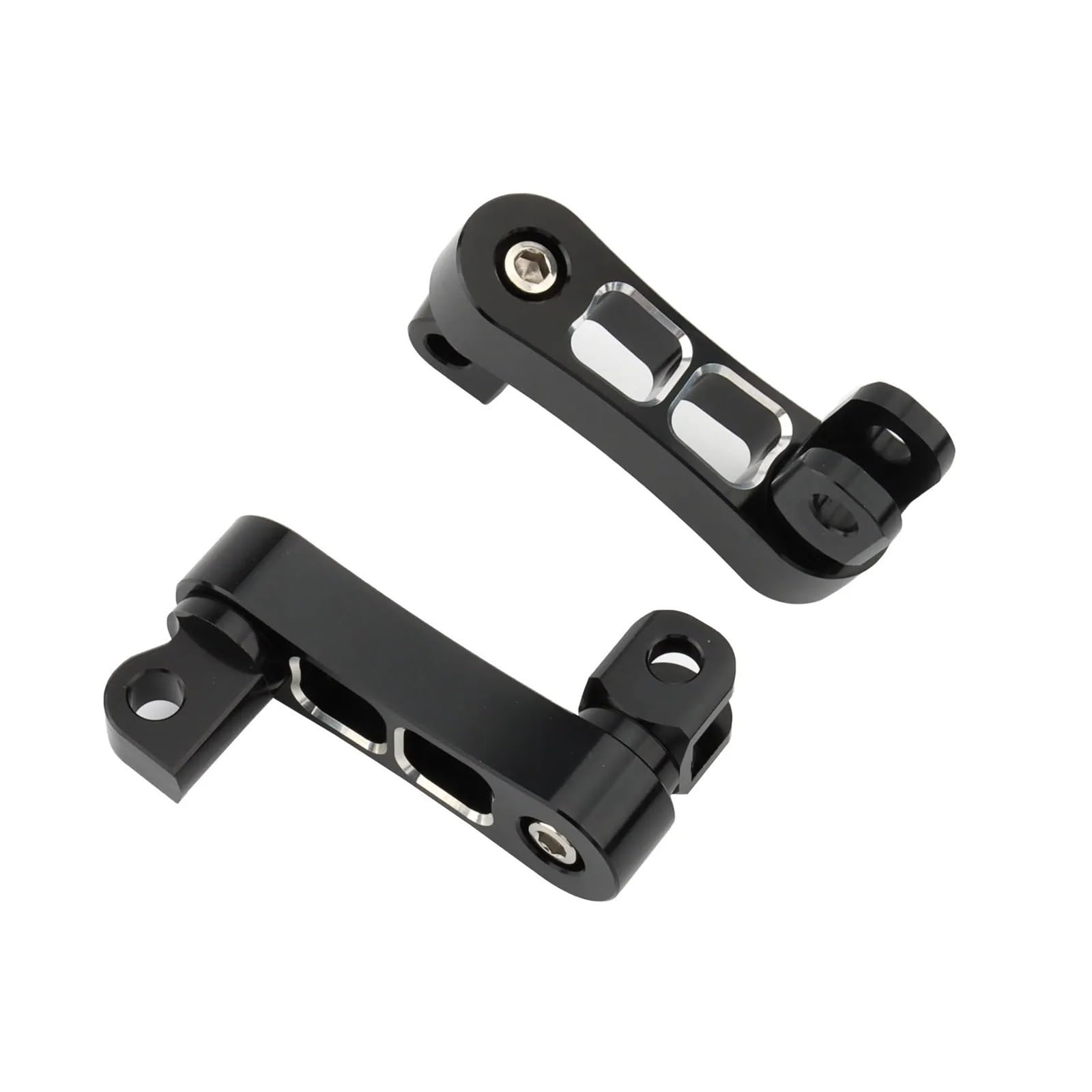 Kit de Montaje de estriberas Ajustables para Pasajero, estriberas de Carretera, Abrazadera de estribera Macho, Extensiones de Soporte, estriberas universales para Motocicleta