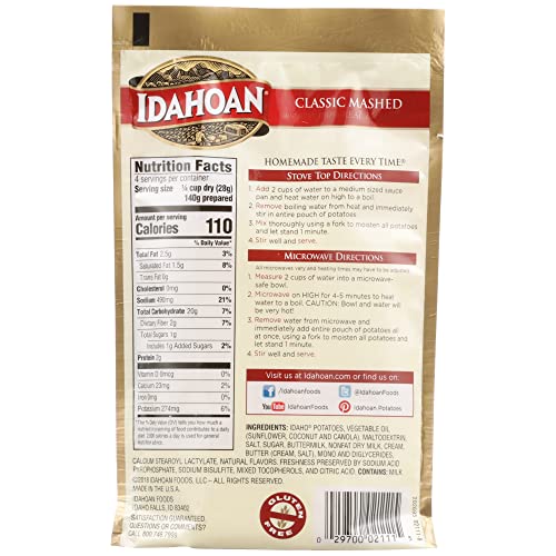 Idahoan Classic Mashed Potatoes, 4 oz (Pack of 12) - Thumbnail 2