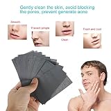 80 sztuk / zestaw materiałów pochłaniających olej, dla mężczyzn, pochłaniająca olej, kontrola suszenia, Clean Face Beauty papier do suszenia
