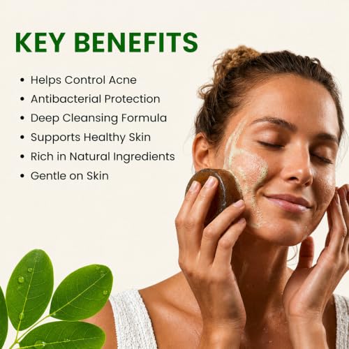 Image of Herbal Handmade Bathing Soap 100gm (1 Piece) | Lavendar Soap for Deep Cleansing | Removes Dirt & Impurities | No Mineral Oils | Suitable for All Skin Types