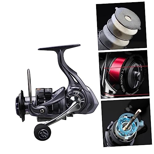 Moulinet de pêche sans jeu JC4000 YARNOW avec bobine légère en métal pour voyage