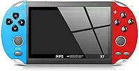Vídeo Game Portátil X7 Tela de 5.1'' Polegadas MP5 LD - Retrô Console Multijogos Clássicos 8GB de Memória USB e Saída de Video Interface para TV/AV