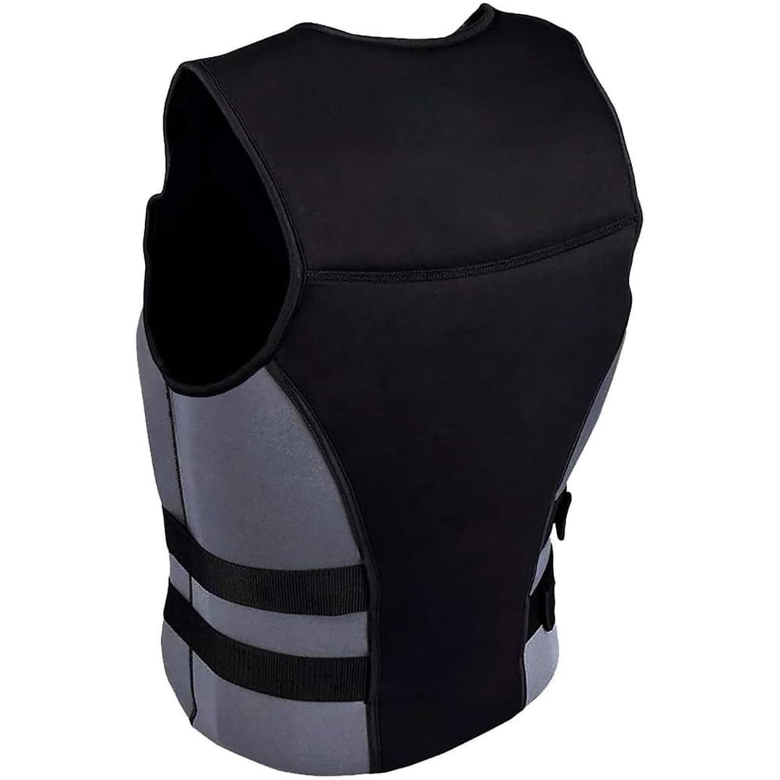 Gilet da kayak per adulti con cerniera e fibbie regolabili | Gilet in neoprene per kayak, pesca, vela, nuoto, attrezzatura di sicurezza ad alta galleggiabilità, per uomini e donne