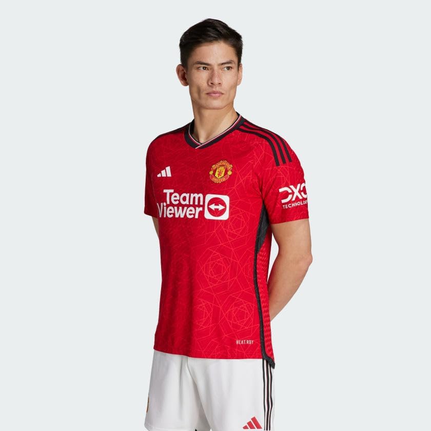 Adidas Camiseta autêntica Manchester United 23/24 Home : Amazon