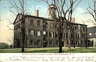Queens Building, Rutgers College New Brunswick, New Jersey NJ Original Antique Postcard