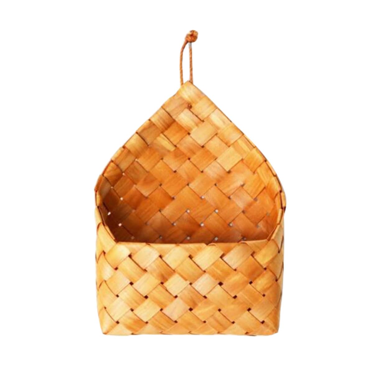 Cesta de almacenamiento de madera Outanaya multiusos para colgar