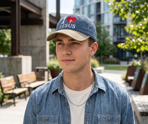 Image of I, Love Embroidered Baseball Cap