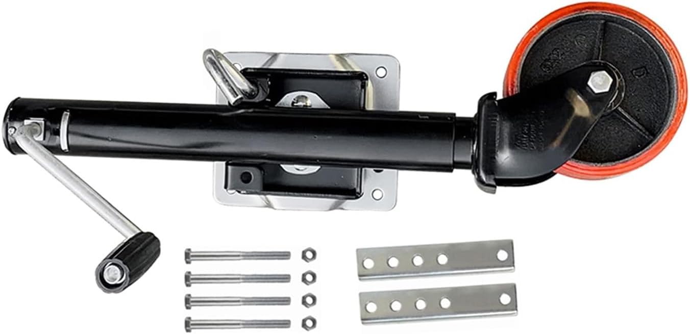 Lift Swivel Trailer Jack - Heavy Duty Marine Swivel Trailer Jack, Automatic Jockey Wheel, Jockey Wheel, 15cm Heavy Duty Boat 26cm Lift, 540kg (A