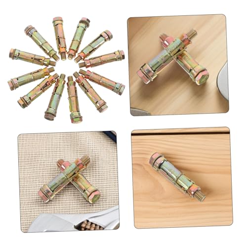 GANAZONO 12Pcs Heavy Duty Expansion Bolts Metal Shield Anchors for Concrete Brick and Drywall Durable Fasteners with Enhanced Holding Power for Construction and Renovation Projects - Image 8